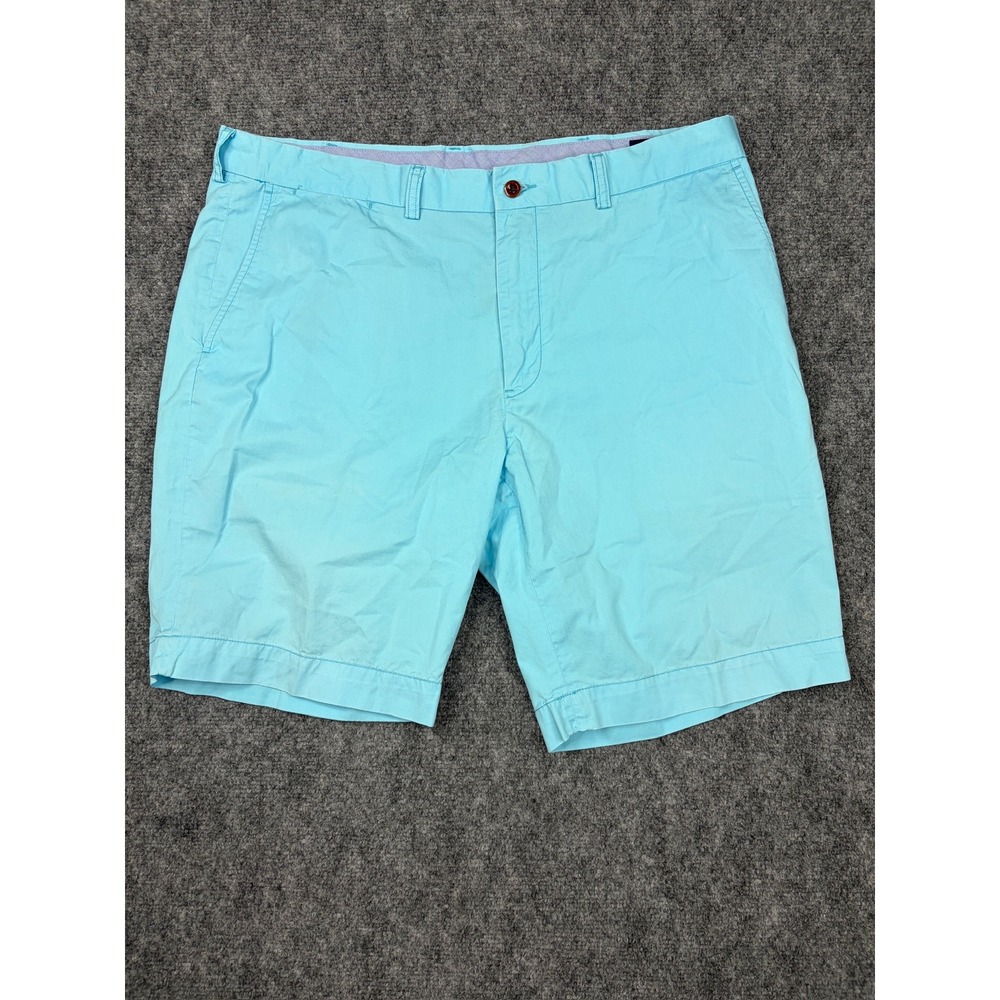 Polo Ralph Lauren Classic Fit Chino Shorts Mens 38 Light Blue Pima Cotton Blend